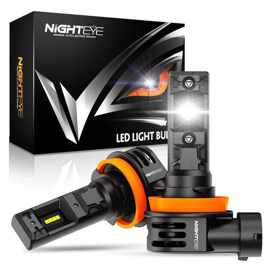 NightEye A315-S7 H8/H9/H11/H16 Pair 20000LM 6500K LED Car Headlight Bulbs 70W Auto Headlamp IP68 Waterproof for Modification Cars - Type H8/H9/H11/H16 - NightEye.in