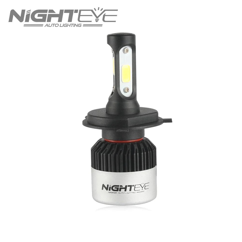 ORIGINAL NIGHTEYE H4 LED Headlight Bulb SINGLE Pc for Bike/Motorcycle/Scooter White, 36 Watt, 1 Bulb - Type H4, 36W White Light - NightEye.in
