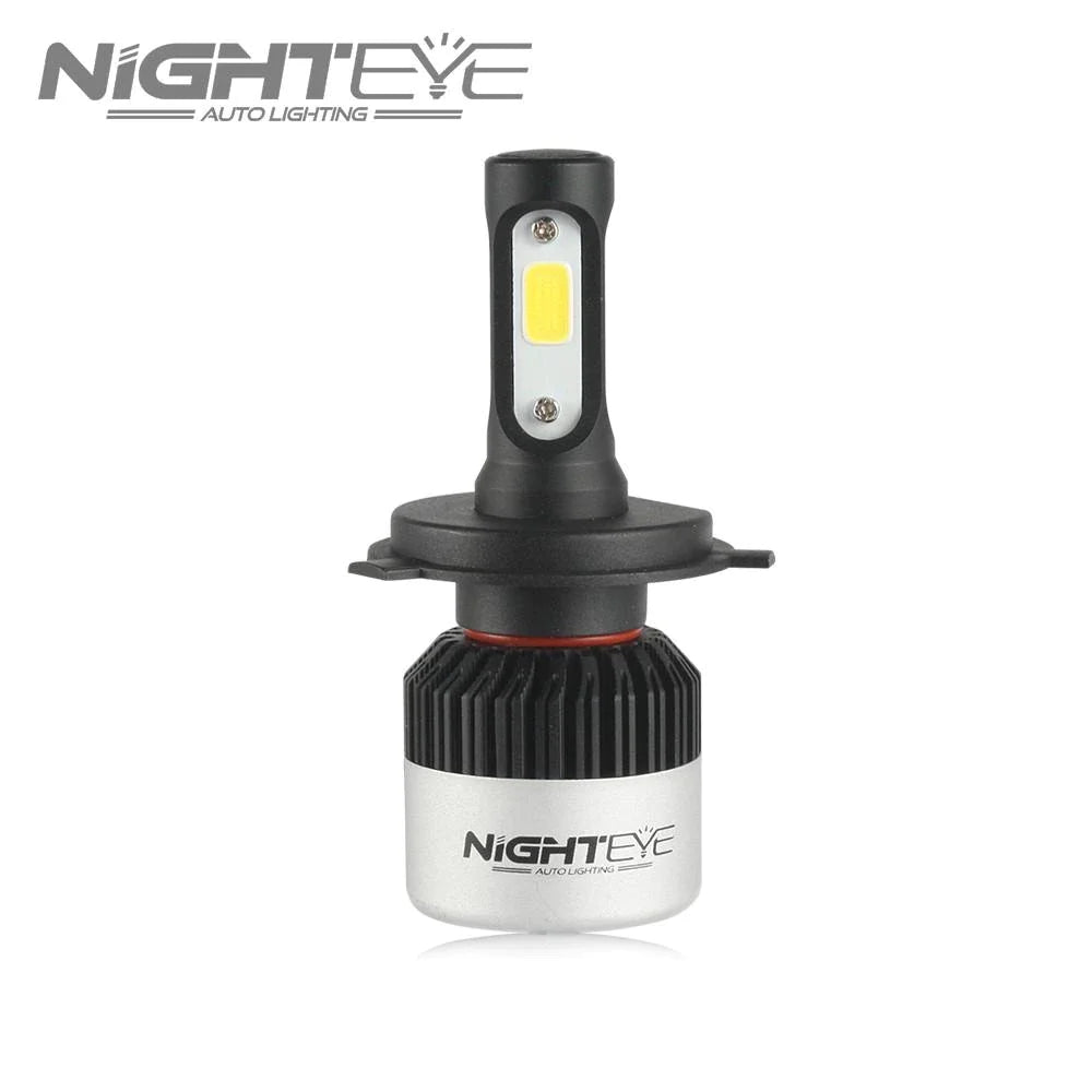 ORIGINAL NIGHTEYE H4 LED Headlight Bulb SINGLE Pc for Bike/Motorcycle/Scooter White, 36 Watt, 1 Bulb - Type H4, 36W White Light - NightEye.in