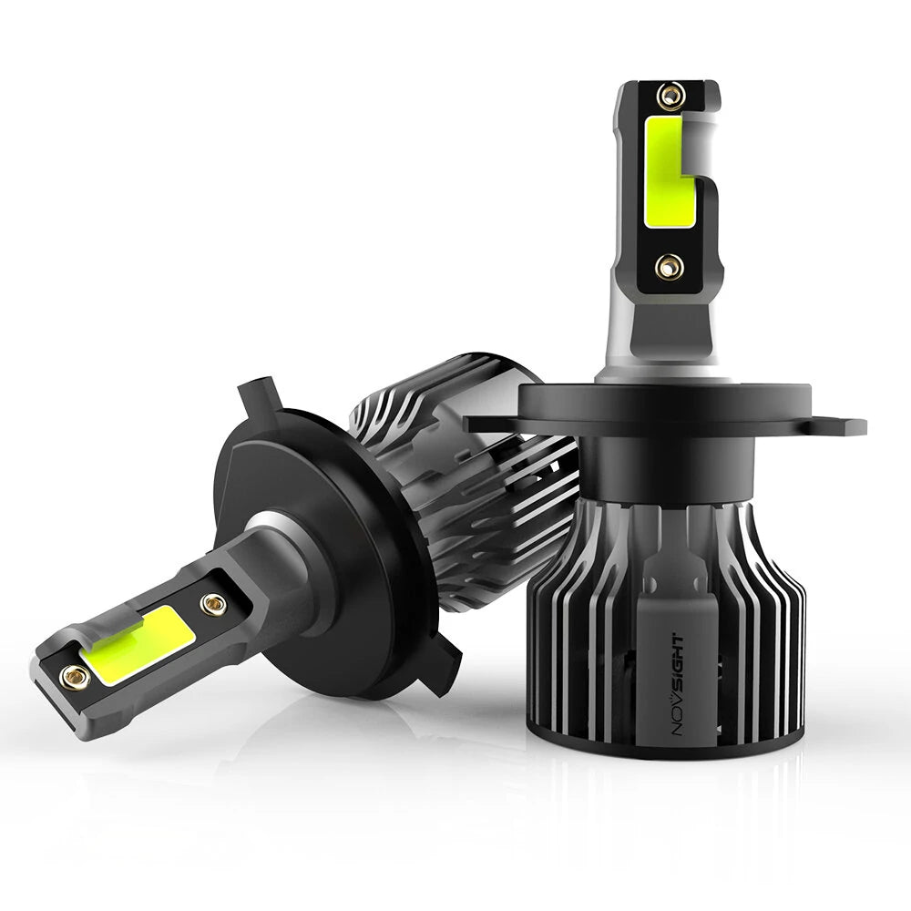 NightEye NovSight A500-N39 9005/HB3 Socket 2PCS 72W DC9-32V Pair Car Headlight LED Bulbs 13,000LM/PAIR Car Headlamps 6000K IP68 Waterproof Type 9005/HB3 - NightEye.in