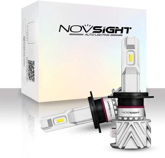 NightEye Novsight N35 high/Low LED Headlight Bulbs Extremely Bright 40W 10,000Lumens (H7) - NightEye.in