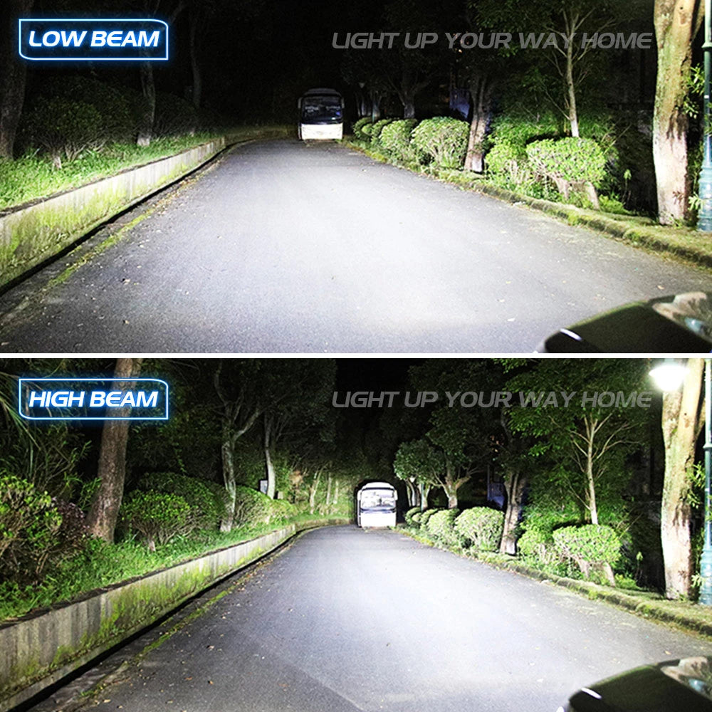 NightEye NovSight A500-N39 9005/HB3 Socket 2PCS 72W DC9-32V Pair Car Headlight LED Bulbs 13,000LM/PAIR Car Headlamps 6000K IP68 Waterproof Type 9005/HB3 - NightEye.in