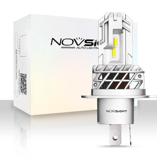 NightEye Novsight High/Low Beam 40W LED 10000 Lumens Super Bright White Headlight H4 motorcycle universal led headlight - NightEye.in