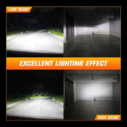 Original Nighteye A315 S4 H8/H9/H11/H16 LED Headlight Bulb H8/H9/H11/H16 (Set of 2) For All Cars & Motorcycles (Low and High Beam Bulbs (White) 13000 LM 2 Side Chip) - Type H8/H9/H11/H16 - NightEye.in