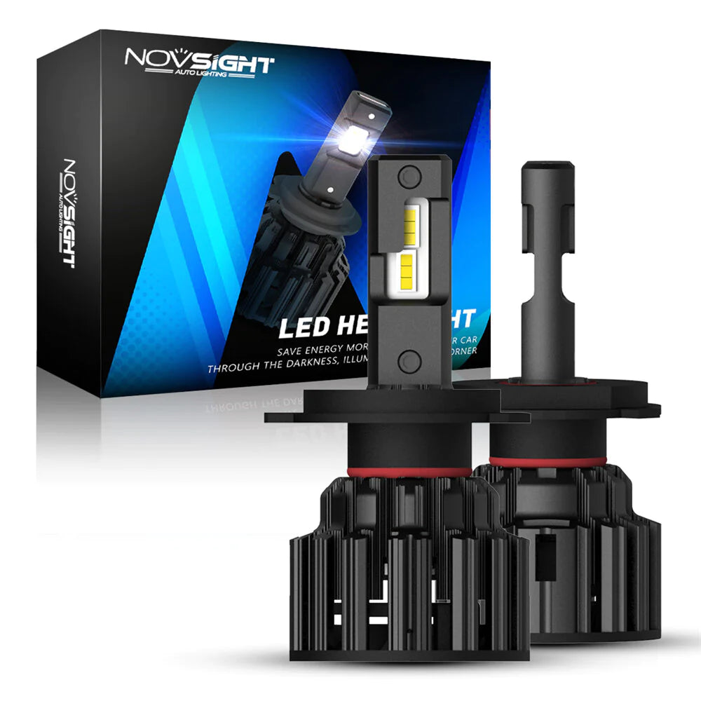 NightEye NOVSIGHT A397-F06 100W 6000K Super Brightness Car Headlights Bulbs H4 Fog Lamp - NightEye.in