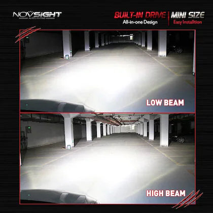 Nighteye N11 50W H7 LED Headlight Bulb Single Pc - Novsight H7 NOVSIGHT N11 SERIES H7 LED Headlight Bulbs - NightEye.in
