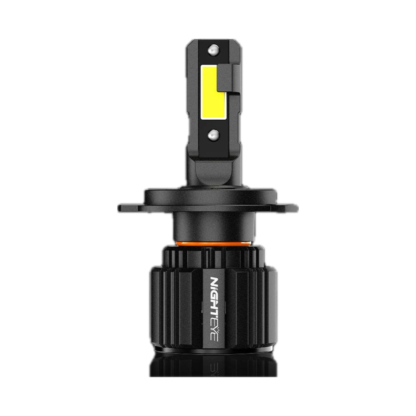 Original Nighteye A315 S4 NEW MODEL 2024 H4 LED Headlight Bulb H4 For All Motorcycles (Low and High Beam Bulbs (White) 6500 LM) - Type H4 - NightEye.in