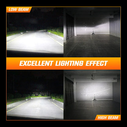 Original Nighteye A315 S4 NEW MODEL 2024 H4 LED Headlight Bulb H4 For All Motorcycles (Low and High Beam Bulbs (White) 6500 LM) - Type H4 - NightEye.in